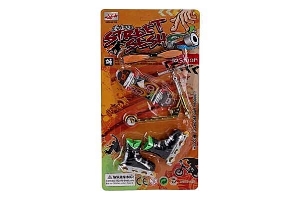 KZL-012-A7 Kartela Kaykay Paten Scooter Oyun Seti -Kızılkaya