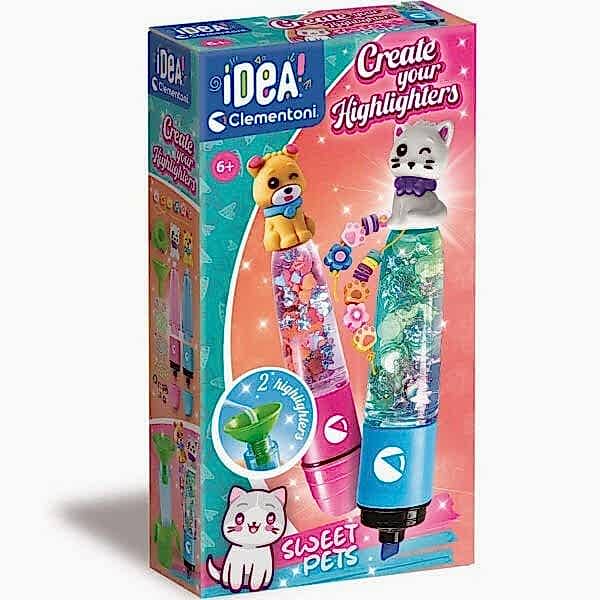 18875 Idea Clemetoni - Fosforlu Kalem Tasarım Seti - Evcil Hayvanlar