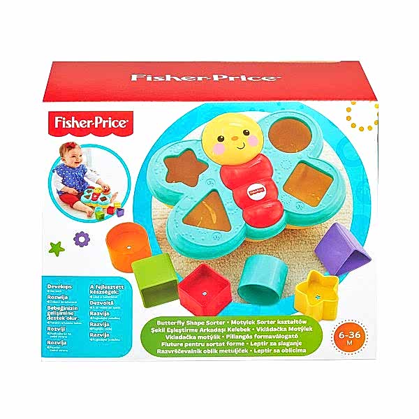 CDC22 Fisher-Price® Şekil Eşleştirme Arkadaşı Kelebek / Sıralama ve Şekil Ayırma Oyuncakları