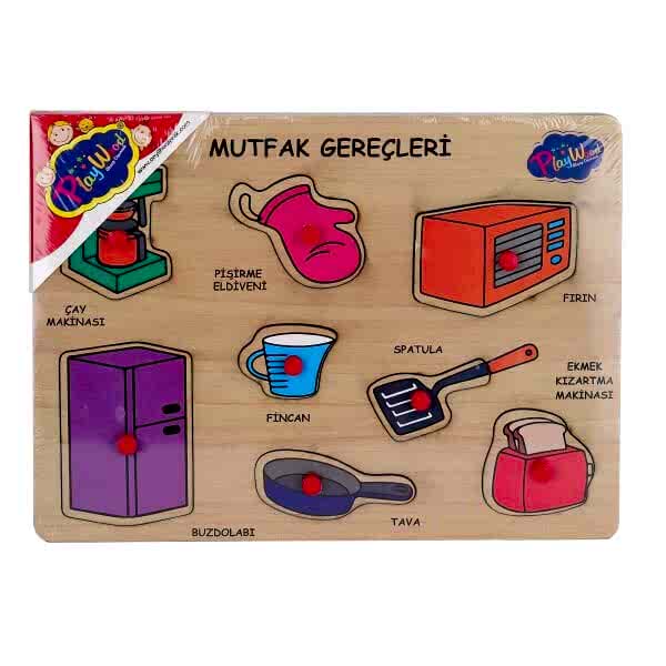 ONY-168-169 Ahşap Tutmalı Mutfak Gereçleri -Onyıl Oyuncak