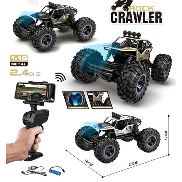 2095 1 16  Wifi Kameralı Rock Crawler Arazi Aracı 4X4 -Gepettoys