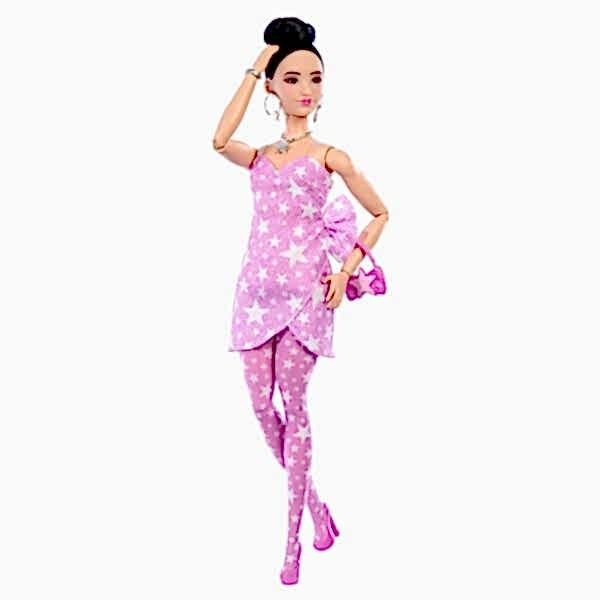 JJN71 Barbie DELUXE STYLE - Yıldız Desenli Elbise