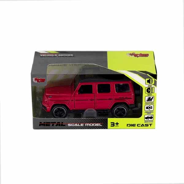KM-3261B-Vardem Kutulu Çek Bırak 1:32 Işıklı Ve Sesli Metal Jeep