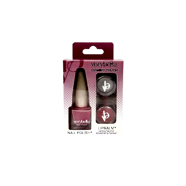 VRB37000 Very Bella - Bakım Seti (2 farklı renk ve aromalı lip gloss+oje)
