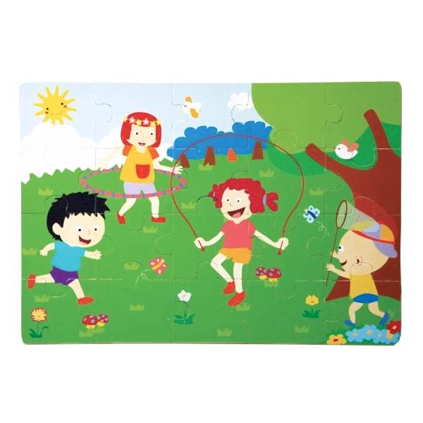 CS-1276 İLKBAHAR AHŞAP YER PUZZLE