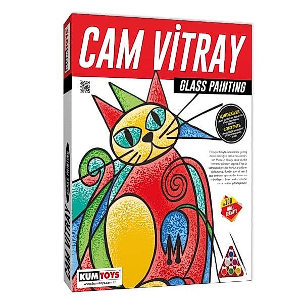 5001 KumToys Cam Vitray - Glass Painting / +6 yaş