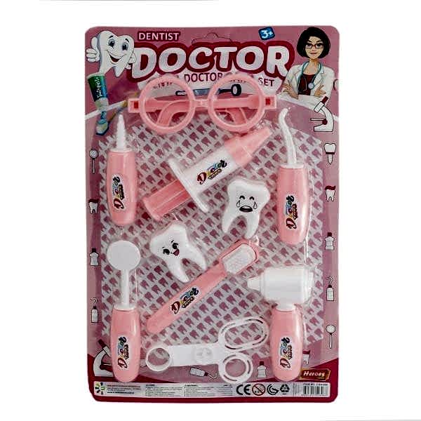 ERN-896 HEROES TOYS KARTELALI KIZ DİŞÇİ SETİ