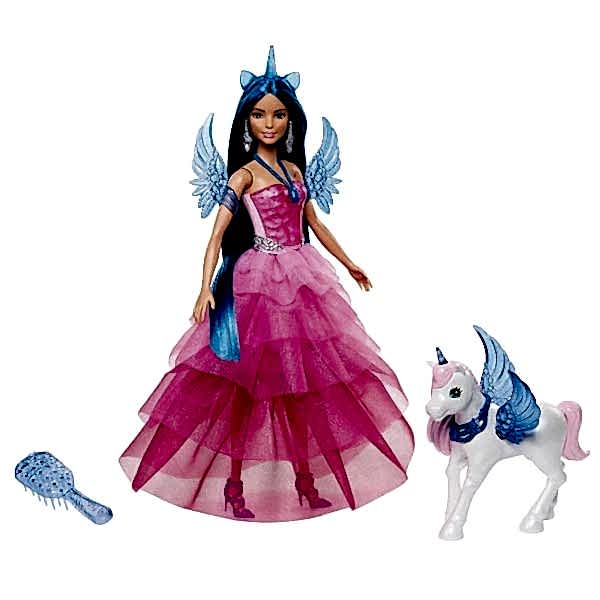 HRR16 Barbie Mavi Saçlı Prenses Bebek