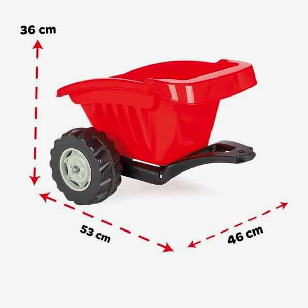 07 317 Active Traktör Römork Kırmızı -Pilsan Oyuncak