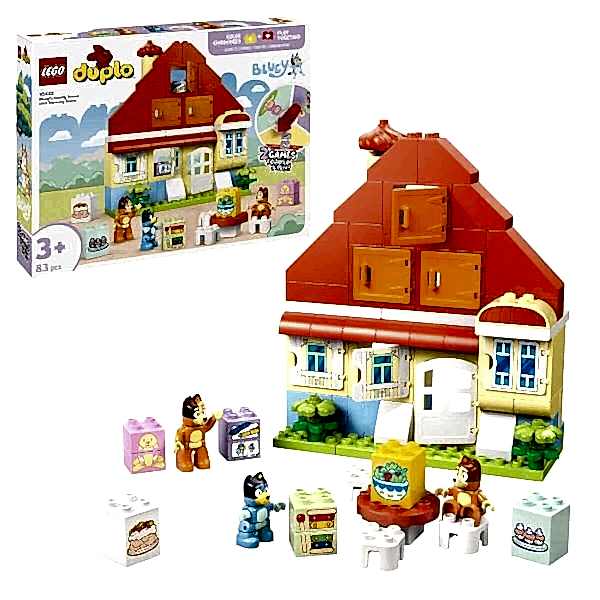 10459 Lego Duplo Bluey Ailesinin Evi ve Hafıza Oyunu parça +3 yaş