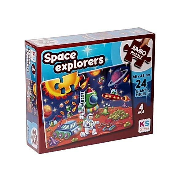 JP 31011 Space Explorers Jumbo Puzzle 24 Parça -KSPuzzle