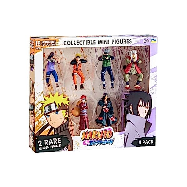 PMI NSH2070S NARUTO 8Lİ KOLEKSİYON FİGÜR SETİ ASORTİ