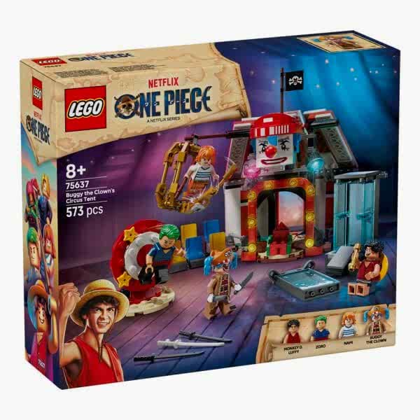 75637 Lego ONE PIECE Palyaço Buggy'nin Sirk Çadırı 573 parça +8 yaş