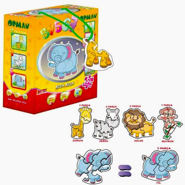 8766 ORMAN KUT.PUZZLE 025876-34567