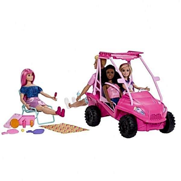 JFV68 Plaj Arabası Oyun Seti - Barbie Mysteries: Beach Detectives
