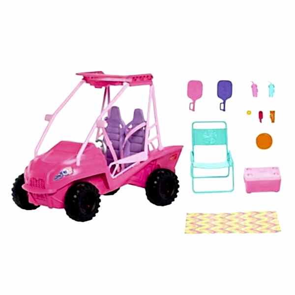 JFV68 Plaj Arabası Oyun Seti - Barbie Mysteries: Beach Detectives