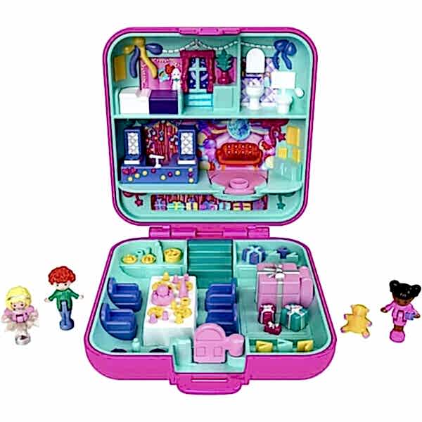JGK22 Polly Pocket Mattel 80. Yıl Özel Nostaljik Kompakt Oyun Seti