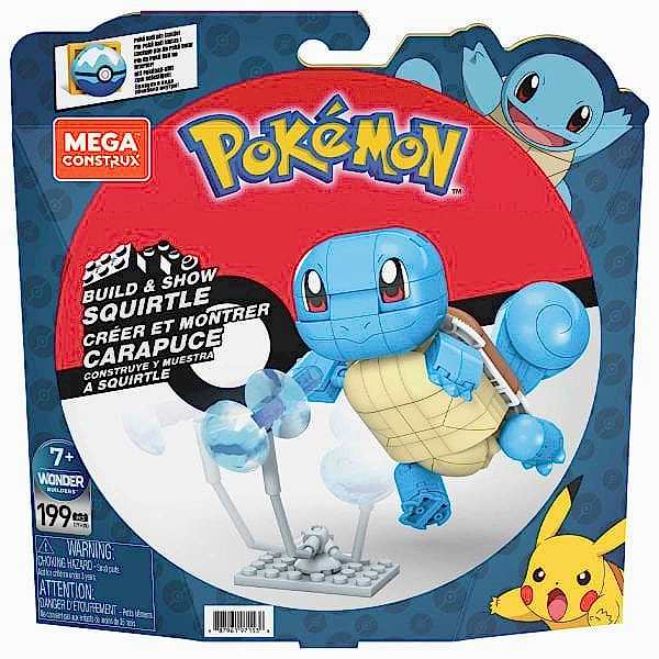 GYH00 MEGA™ Pokémon™ Squirtle - Yap ve Oyna Figürler 199 parça +7 yaş