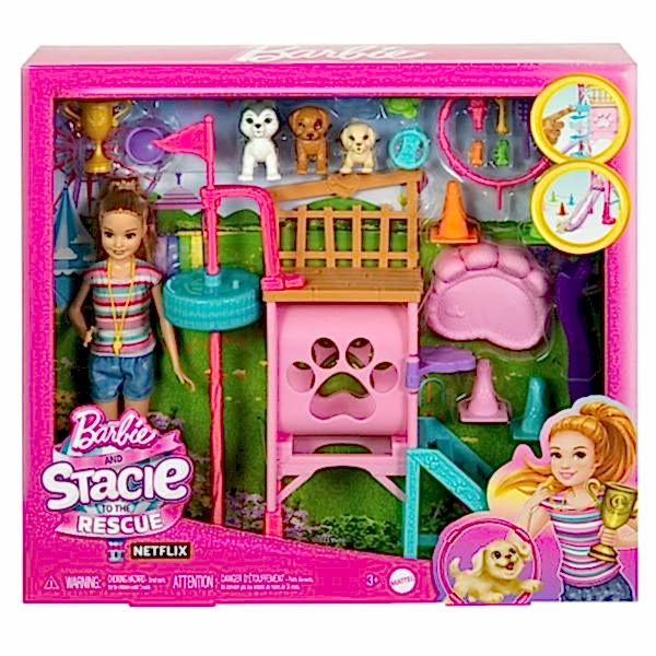 HRM10 Stacienin Köpekçik Oyun Parkı - Barbie and Stacie To The Rescue