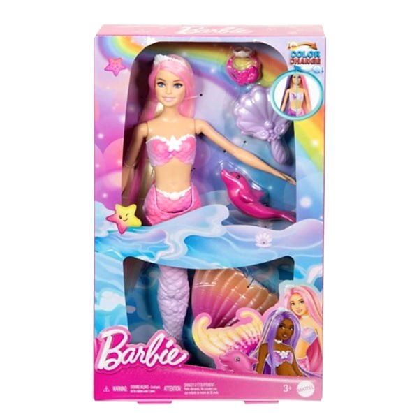 HRP97 Barbie Renk Değiştiren Deniz Kızı ve Aksesuarları