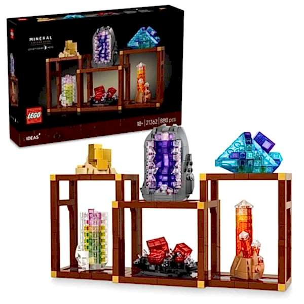 21362 Lego ideas Mineral Koleksiyonu 880 parça +18 yaş