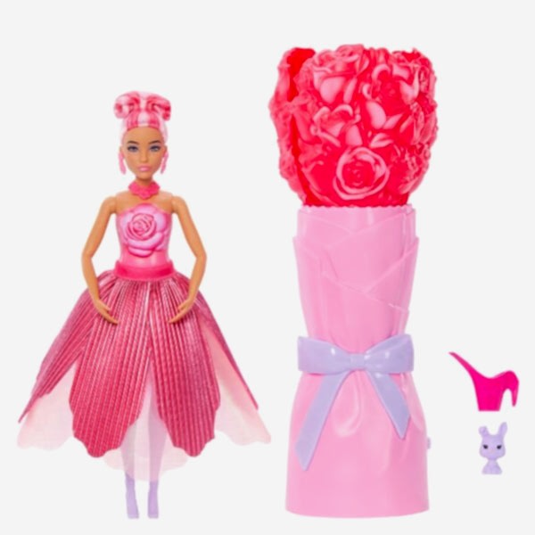 JMF59 Barbie Petal Pop - Kırmızı Gül