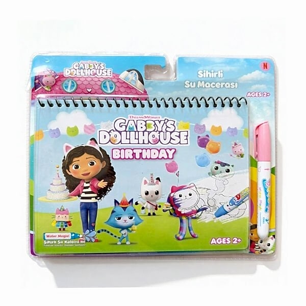 BK0011 GABBY DOLLHOUSE LİSANSLI BOYAMA KİTABI
