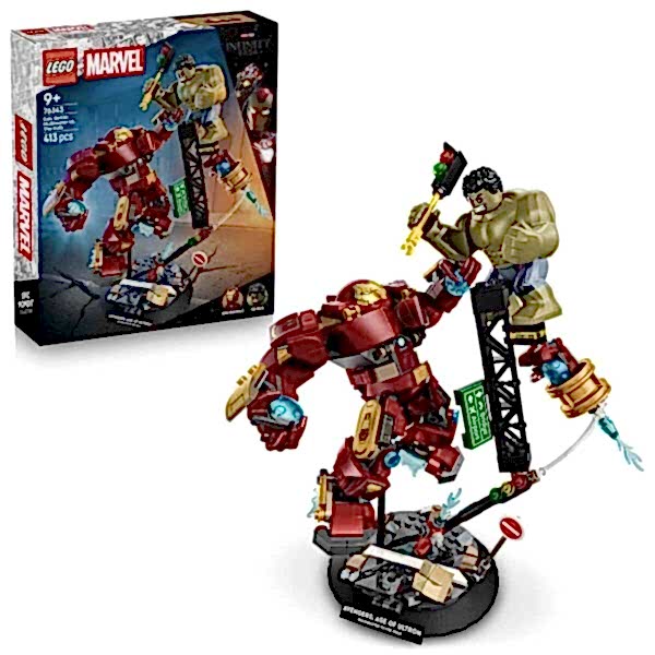 76343 Lego Marvel Efsanevi Savaş: Hulkbuster, Hulka Karşı 413 parça +9 yaş