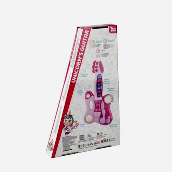 ER-205 NİNİ BABY GİTAR UNİCORN IŞIKLI SESLİ MÜZİKLİ