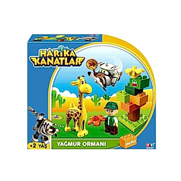 10932 Harika Kanatlar Bellonun Yağmur Ormanı 15 parça blok - Mega Oyuncak