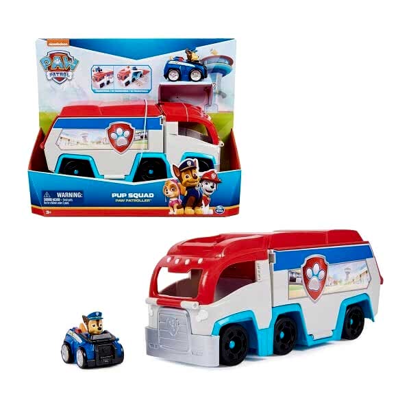 42988 SUN-SPM-FİGÜR SET PAW PATROL PUP SQUAD 1FGR ARAÇ