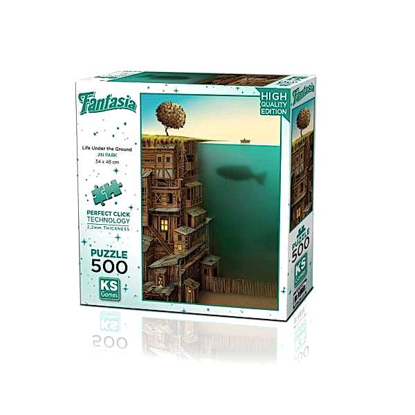 20045 Yer Altında Yaşam 500 Parça Puzzle -KS Puzzle