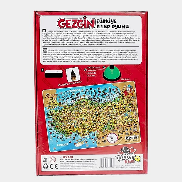 2290 Gezgin Türkiye İller Oyunu -Tottreiq