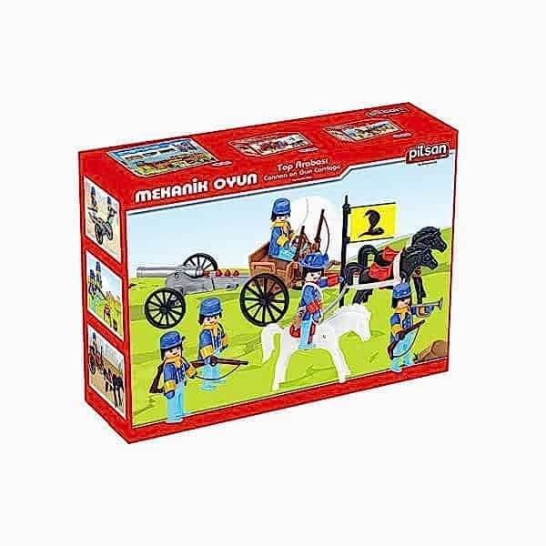 04 004 Mini Mekanik Seri 4 Top Arabası -Pilsan Oyuncak