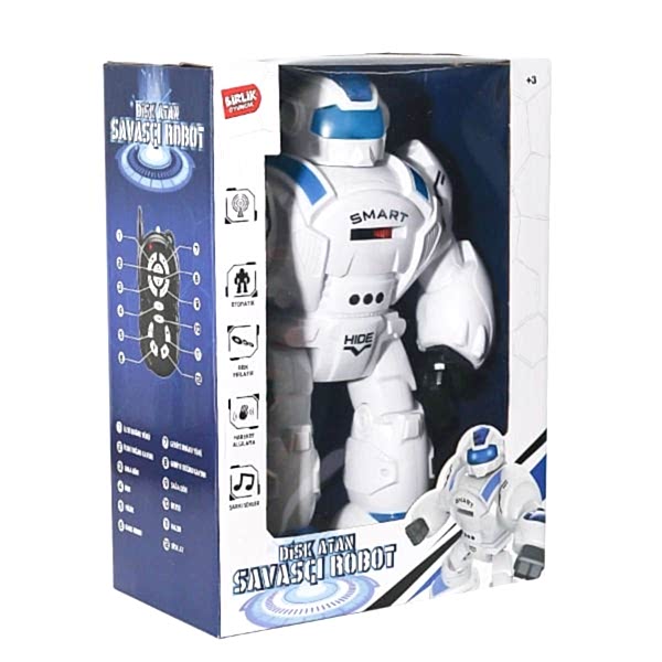 27115 Kumandalı Disk Atan Süper Robot -Birliktoys