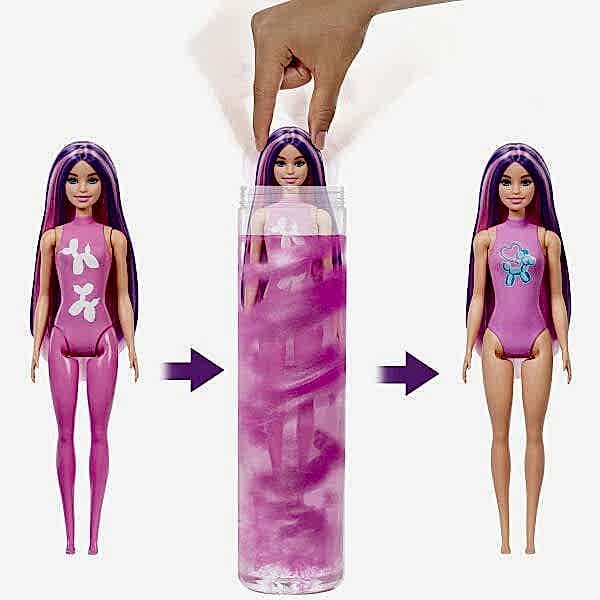 JFV58 Barbie Color Reveal Balondan Hayvan Figürleri Serisi