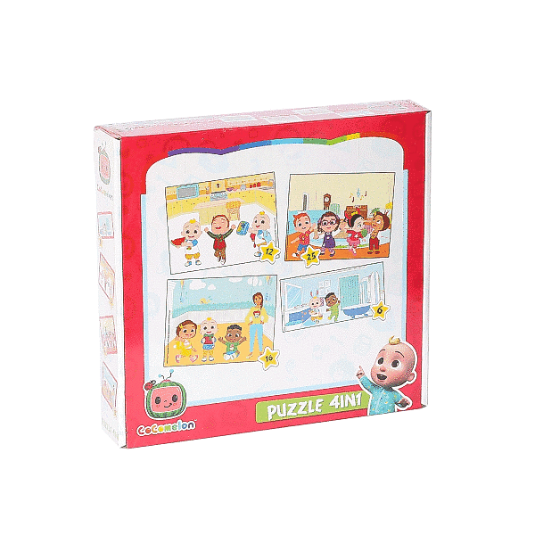 CO7899 Cocomelon 4IN1 Puzzle -Laço