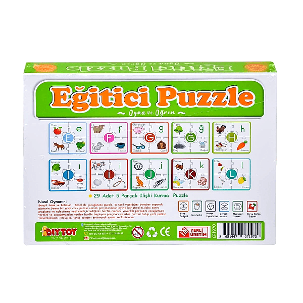 7197 ÇARK PUZZLE ALFABE
