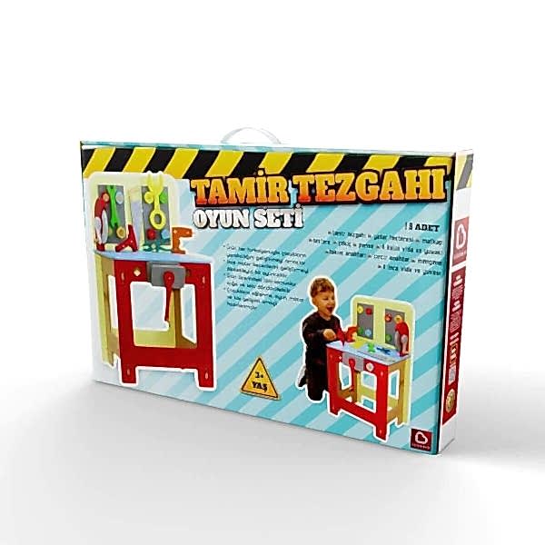 1014 Ahşap Tamirci Tezgahı - Lulubere Oyuncak