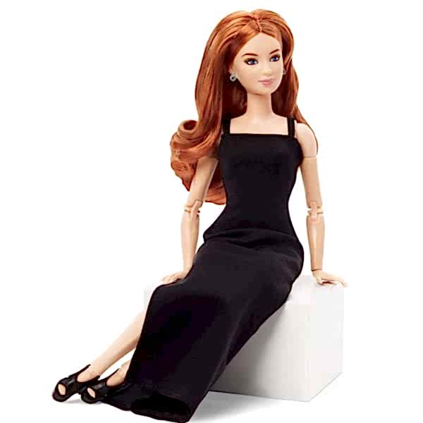 JBH74 Barbie Basics İkonik Koleksiyon Bebekler - Kızıl