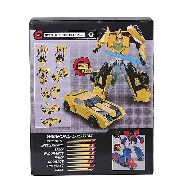 LJ1651 Metal Gövdeli Dönüşebilen Robot -Gepettoys