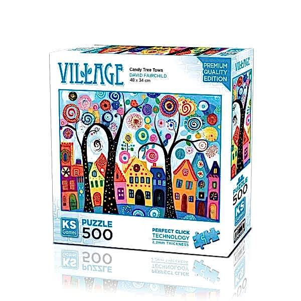 20085 PUZZLE 500 CANDY TREE TOWN
