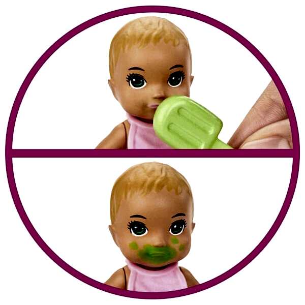 GHV83 Özellikli Minik Bebekler Barbie Bebek Bakıcısı