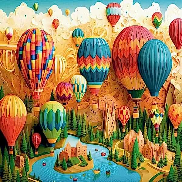 20086 PUZZLE 500 HOT AİR BALLOON FESTİVAL
