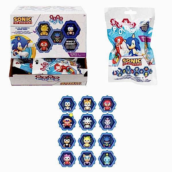 S00402785 -SUN-WST-FİGÜR SONIC NANO PODS SÜRPRİZ PAKET(SONIC) 24D.