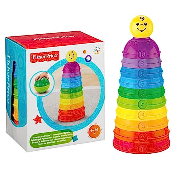 W4472 Fisher-Price® Numaralı Kaplar / Sıralama ve Şekil Ayırma Oyuncakları