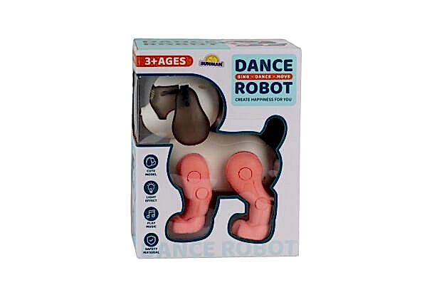 S01005107 -SUN-RST-ROBOT KÖPEK DANS MÜZİK/IŞIK B/O 2R.