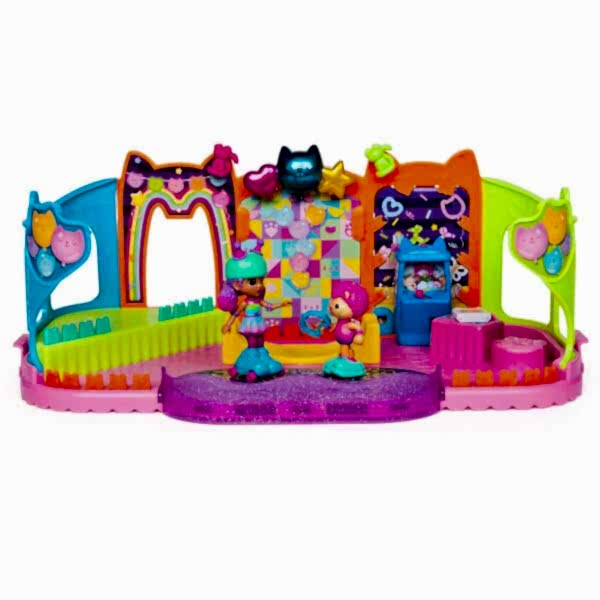69755 SUN-SPM-FİGÜR OYUN SET GABBY S DOLLHOUSE ÇATI KATI PATEN PARTİSİ