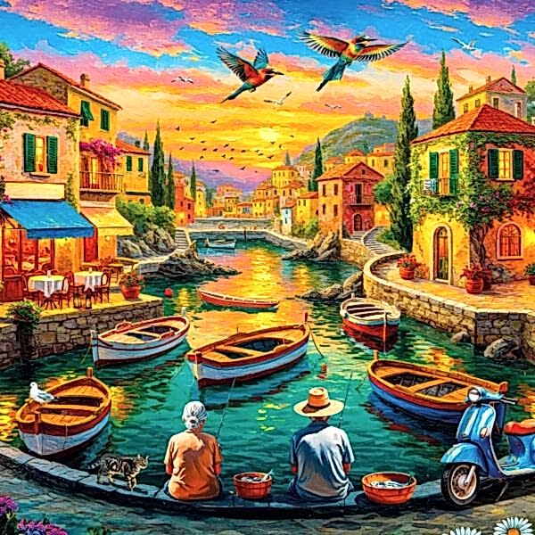 20089 PUZZLE 500 THE SİLENT TALE OF FİSHERMAN