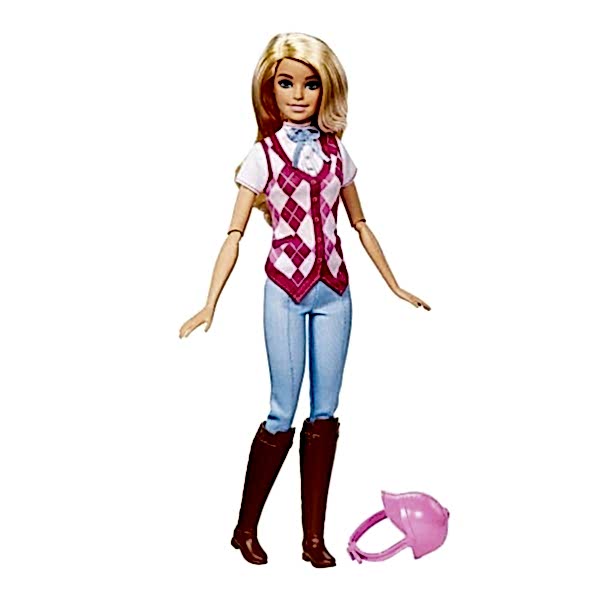 HXJ38 Barbie Binici Bebek - Malibu -Barbie Mysteries: The Great Horse Chase